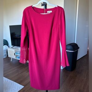 Maroon Calvin Klein Dress